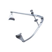 McPherson Solid Blade Speculum, Blades Are 14mm Wide, 30mm Spread, Stabilizing Bar With Thumb Screw, And Overall Length Of 3 1/4" (82mm)  